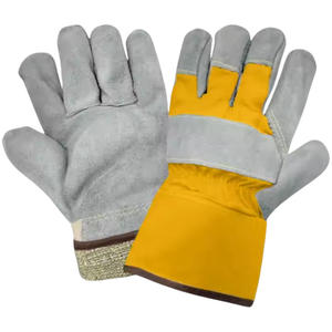 Guantes DE SEGURIDAD Canadian Rigger resistentes de alta calidad, de alta calidad, resistentes a cortes para forro de Dyneema, guantes divididos de piel de vaca - Product Image 3