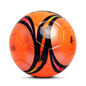 El mejor balón de fútbol de entrenamiento impermeable naranja, vejiga envuelta de algodón duradero para fútbol de PU con unión térmica para retención de aire y forma - Product Image 3