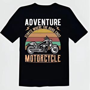 T-shirts graphiques surdimensionnés pour hommes en coton 100% avec manches courtes et designs personnalisés - Product Image 5