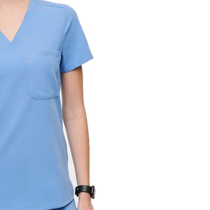 Calidad superior mujeres Hospital Enfermeras Scrubs Venta al por mayor todos los colores y tamaños disponibles fácil de usar Hecho con poliéster - Product Image 2