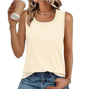 Camiseta Deportiva de Yoga con Cuello Cuadrado para Mujer, Sexy, Elástica, Holgada, Material que Absorbe la Humedad, para Actividades al Aire Libre - Product Image 1