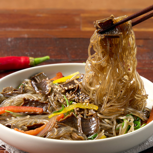 [JM Food] japchae coreano único con gelatina de bellota dulce sabor bulgogi textura saludable y masticable gelatina de bellota bulgogi japchae - Product Image 4