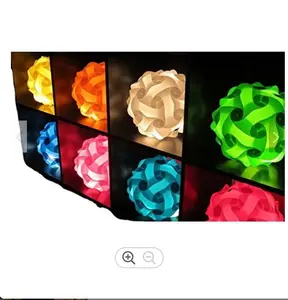 DIY Bola Lampu Naungan Langit-langit Liontin Lampu Meliputi IQ Jigsaw Puzzle Kap Lampu Desain Modern Dekorasi Rumah Dekorasi Pesta Pernikahan