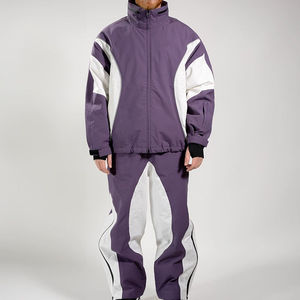 Conjunto de Chaqueta y Pantalón Cortavientos Personalizable con Logotipo, Trajes Deportivos Impermeables con Capucha para la Temporada de Invierno - Product Image 5