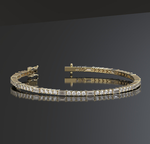 Elegant Moissanite Diamond <b>Bracelet</b> for Women Timeless Style Sparkling Stones Perfect Jewelry for All Occasions - Product Image 4