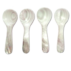 Cuchara de conchas blancas, vajilla ecológica, vajilla Vintage de perlas, de fábrica de Vietnam - Product Image 1