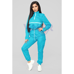 Traje cortavientos transpirable hecho de fábrica para mujer, ropa de invierno, cálido, nuevo estilo cómodo, conjunto cortavientos de 2 piezas para mujer - Product Image 1