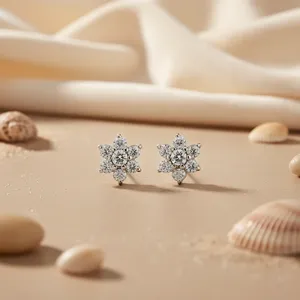 "<b>Rose</b> <b>gold</b> plated Butterfly Diamond <b>Stud</b> <b>Earrings</b> for Women 14k/18k <b>gold</b> plated Trendy Engagement Jewelry" - Product Image 1