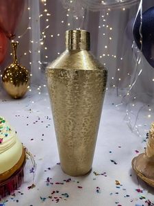 Venta al por mayor grandes jarrones de suelo soportes altos boda Metal florero oro antiguo hecho a mano latón lujo jarrón de Navidad - Product Image 3