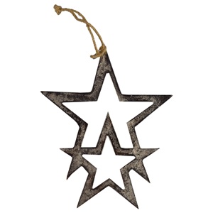 Vintage Range Look Christmas Star <b>Hanging</b> <b>Ornaments</b> Star Tree <b>Hanging</b> Christmas <b>Ornaments</b> for Christmas Decoration Also Gifting - Product Image 2