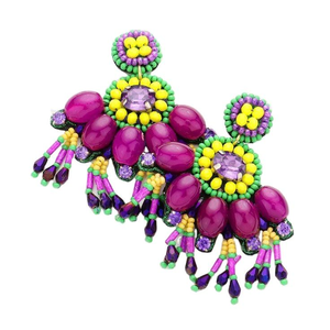 TRENDING NEW LATEST DESIGN BEADED <b>HANDMADE</b> <b>EARRINGS</b> HAND EMBROIDERY <b>EARRING</b> for GIRLS and WOMEN FROM INDIAN SUPPLIER - Product Image 6