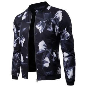 Chaqueta Bomber de Lona Estilo Original Personalizada para Hombre, Impermeable, Moderna, con Cuello Alto y Logotipo Frontal - Product Image 2