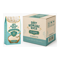 Riz de Konjac Blanc Séché Premium, Riche en Fibres, Faible en Glucides, Emballage Personnalisé, OEM Disponible, Fabricant Grossiste