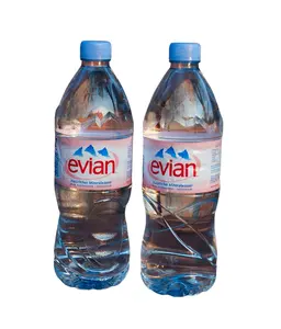 Mineral alami terbaik masih air makan siang sehat minuman hidrasi-Evian air musim semi alami