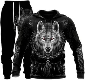 Alta calidad EE. UU. Tamaño Sublimación Blanks Pullover Hoodie Set 100% Poliéster Diseño personalizado logo Pantalones de chándal y Hoodie Set para hombres - Product Image 1