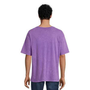 T-shirts imprimés décontractés coupe ajustée pour hommes 100% coton Polyester doux confortable tissu tricoté col rond Design à la mode - Product Image 3