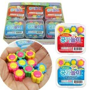 Jeu de bulles coréen Gonggi coloré en plastique avec pierres à cueillir, jeu de coordination œil-main pour les fêtes de famille et les voyages - Product Image 1