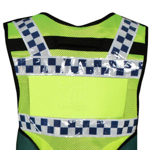 Chaleco de Seguridad de Alta Visibilidad, Diseño Personalizado, Transpirable, Fabricante Pakistaní, Chaleco para Guardias de Seguridad - Product Image 5