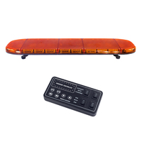 Barre lumineuse d'urgence stroboscopique ambrée pour véhicules Barre lumineuse d'avertissement à LED