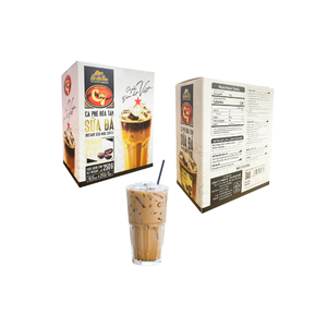 Café con leche helado instantáneo Premium 3 en 1 con sabor vietnamita ODM OEM Coffee Hucafood en Vietnam - Product Image 3