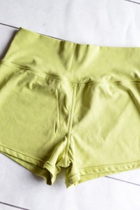 Manufacturers Yoga Biker Stretchy Booty Shorts <b>Tummy</b> <b>Control</b> Compression Waist Scrunch Butt Workout Booty Shorts for Women - Product Image 3