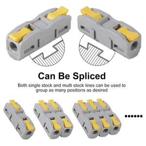 Nouveau connecteur de borne en alliage d'aluminium automobile 450V universel compact avec vernis brillant modèle 2247-3201 raccord rapide - Product Image 5