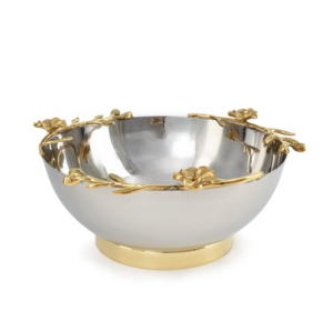 Bols décoratifs en métal jetables les plus vendus or noir émail fini pour la décoration de table pièce maîtresse dans la salle à manger - Product Image 6