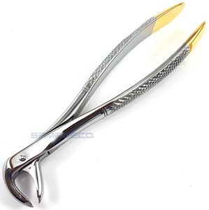 Fórceps de extracción No.74A Molares de la mandíbula de la raíz del diente Alicates de extracción oral dental Instrumentos quirúrgicos dentales Acero inoxidable CE - Product Image 2