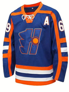 Vente en gros de maillots de hockey sur glace en 100% polyester personnalisés, maillots de hockey sur glace respirants sublimés - Product Image 2