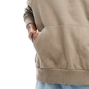 เสื้อฮู้ดดี้ผู้ชายสตรีทแวร์ดีไซน์ล่าสุด ราคาขายส่ง คุณภาพสูง คุณภาพดีที่สุด ปรับแต่งได้ ทรงโอเวอร์ไซส์ - Product Image 5