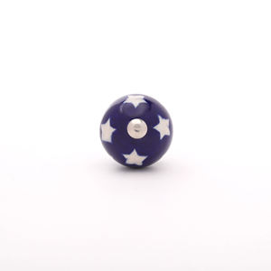 SHUBHAM Boutons de porte d'armoire en céramique noire Qualité supérieure En vrac Vente en gros Style moderne Armoires faites à la main Tiroirs de cuisine - Product Image 1