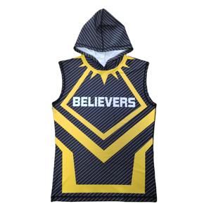 Ensemble d'entraînement de compression de football américain 7v7 pour jeunes, maillots de drapeau réversible sublimés et personnalisés, qualité professionnelle - Product Image 1