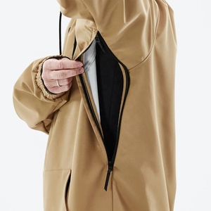 Sweat à capuche de ski et de snowboard personnalisé pour homme, coupe-vent, imperméable, brodé, écologique, classique, OEM personnalisé - Product Image 4