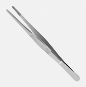 Fórceps curvos estándar para el pulgar Fuente de alimentación manual de acero inoxidable - Product Image 4