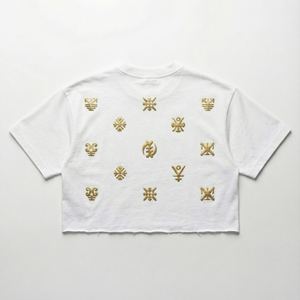 <b>Men</b> Heavyweight 100% Cotton Boxy Fit <b>Crop</b> <b>Top</b> Custom Y2K 3D for Raw Hem Distressed Streetwear Eco-Friendly High GSM - Product Image 3