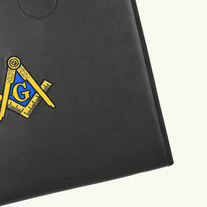 Masonic Master Regalia Briefcase & <b>Apron</b> Case Genuine Leather/Satin Fabric Foldable High Quality OEM ODM Customizable Best Price - Product Image 6