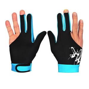 New Style One Hand Billiard Glove Three Fingers Snooker Billiard Glove Strengthen OEM Custom Strength for Billiards - Product Image 2