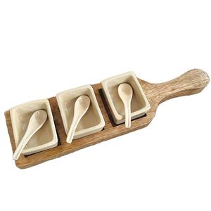 Hecho a mano nuevo diseño clásico Simple hogar Hotel restaurante uso patrón sólido precio bajo tamaño personalizado bandeja decorativa - Product Image 5