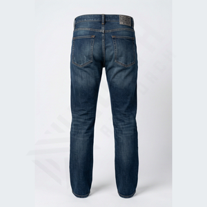 Factory <b>Supply</b> Fashion Jeans Wholesale Custom New Men Elastic Solid Casual Straight Mid Waist Comfortable <b>Outdoor</b> Spring Autumn - Product Image 2