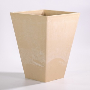 Vaso da fiori quadrato a basso prezzo fioriera vaso da fiori alto stampo in <span class=keywords><strong>cemento</strong></span> vaso da fiori vaso da fiori in plastica per esterni - Product Image 2