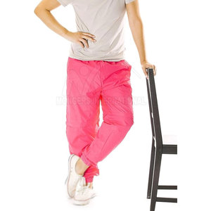 Pantalon de survêtement athlétique léger taille haute pour homme OEM, respirant, écologique, séchage rapide, en polyester/coton, pour le sport et les loisirs - Product Image 2