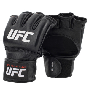 นวมชกมวย Fairtex MMA มวยไทย สีดำ โลโก้สั่งทำได้ หนังแท้ น้ำหนักเบา กันน้ำ แบบผูกเชือก สำหรับฝึกซ้อมและแข่งขัน - Product Image 4