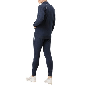 Conjunto Deportivo de 2 Piezas para Hombre, Marca Spring, Sudadera y Pantalones Deportivos, Estilo Urbano, Cálido para Invierno, Diseño Sólido, 100% Algodón - Product Image 4