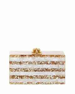 Sac à main attrayant en résine pochette avec chaîne de fronde bas quantité minimale de commande pochette en résine sac à main de qualité supérieure femmes filles fête de mariage et utilisation quotidienne - Product Image 5