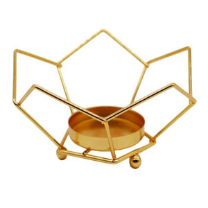 Bougeoir décoratif design antique pour la maison bougeoir en fil métallique de la meilleure qualité bougeoir couleur or à bon prix - Product Image 1