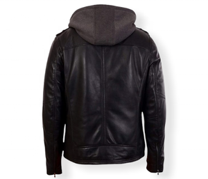 MS veste en cuir pur homme - Product Image 3