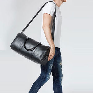 2025-26 Servicio OEM superior Venta al por mayor Bolsas de lona de cuero de mejor diseño Bolsas de lona de cuero de alta calidad de color sólido ligero - Product Image 4