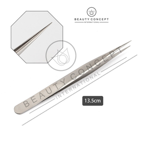 Juego de 5 Pinzas para Extensión de Pestañas Plateadas Hechas a Mano, las Más Vendidas, del Mejor Proveedor, de Beauty Concept International - Product Image 4