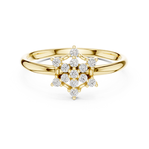 Glametide jewels 10K Topaz Anillo ajustable con estilo moderno de moda para uso diario - Product Image 3