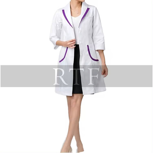 Uniformes de mode, designs personnalisés, blouses médicales pour femmes, uniformes d'infirmière à la mode, robe par Raw to Fine - Product Image 5